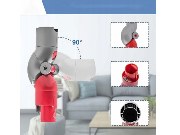 srfn ticaret Dyson V8 Uyumlu Mobilya Adaptörü - 3