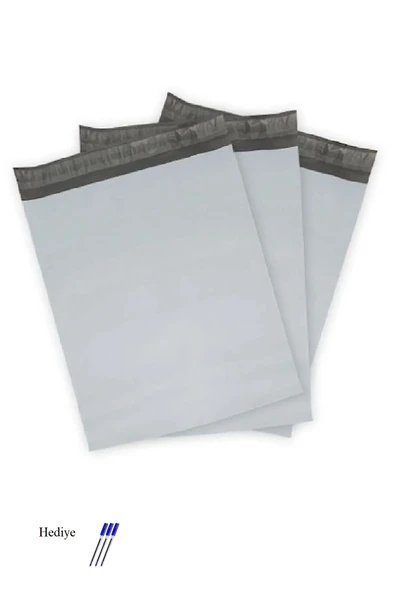 Cepsiz Orta Boy Kargo Poşeti 30x37+5 cm - 200 Adet (40+40=80 Mikron) - Resim 1