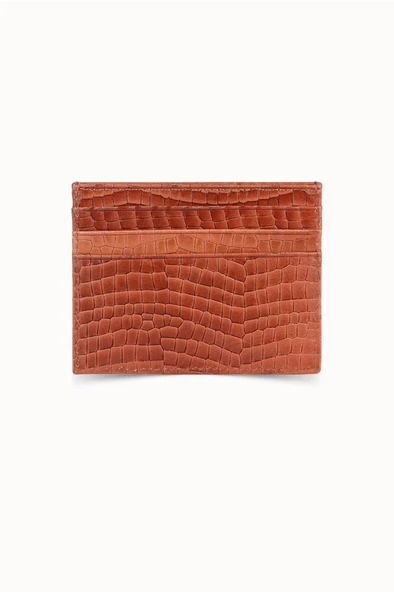 Guard Texas Baskı Taba Hakiki Deri Kartlık Erkek / Kadın P1092 - Resim 6