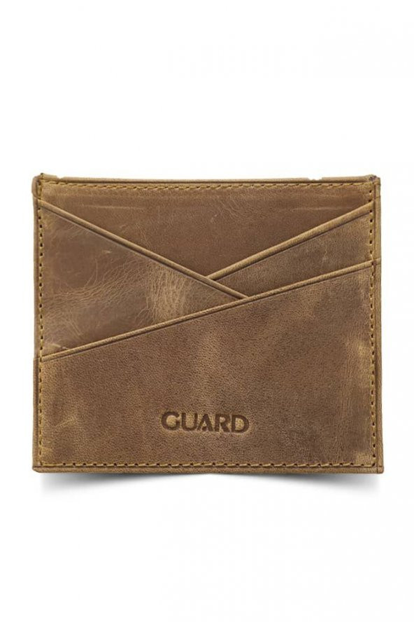 Guard Antik Taba Hakiki Deri Kartlık P5202