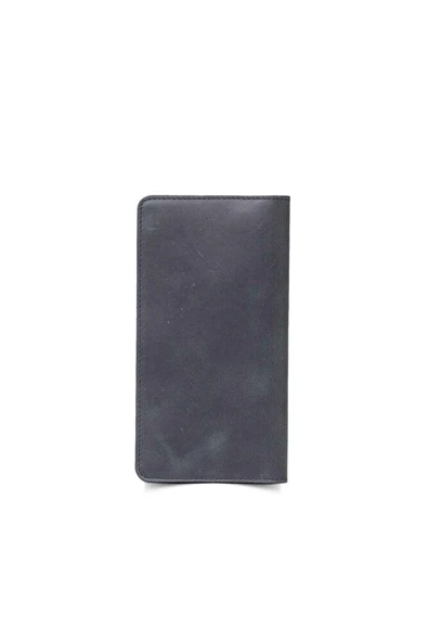 Guard Antik Siyah Telefon Girişli Hakiki Deri Erkek/Kadın Portföy Cüzdan P3047 - 9