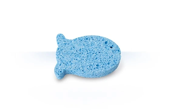 Wee Baby Doğal Selülozik Banyo Süngeri - MAVİ - 2