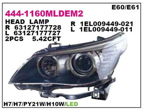 Far Sağ E60-E60 Lci-E61-E61 Lci Bm 03-10