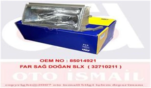 Far Sağ Doğan Slx-Şahins