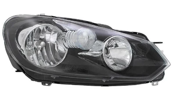 On Far Sag Siyah Volkswagen Golf Vı 08-12
