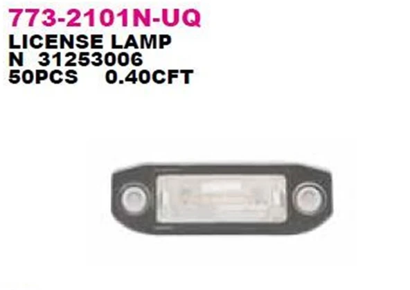Plaka Lambası Sol-Sag Volvo C70 07- / S40 08- / V70 07-