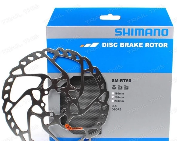 Shimano SLX-Deore SM-RT66 180mm 6 Vida Rotor Shımano 6 Delikli Hidrolik Disk Fren Rotoru