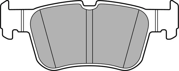 FREN BALATASI ARKA MONDEO V 14- HONDA CIVIC 16-