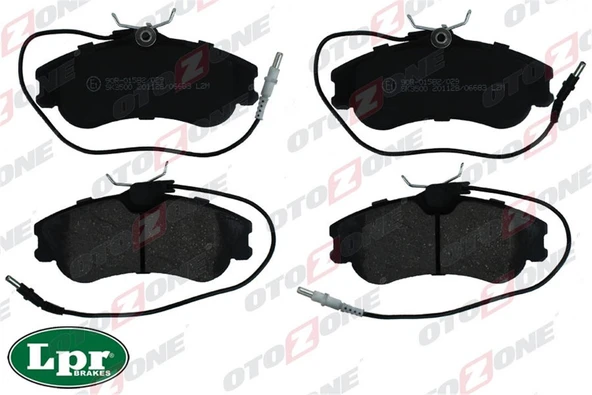 Ön Balata Partner-Berlingo 07/96 Xsara 04/97 P306 05/93-05/01 Fişli Gdb1260