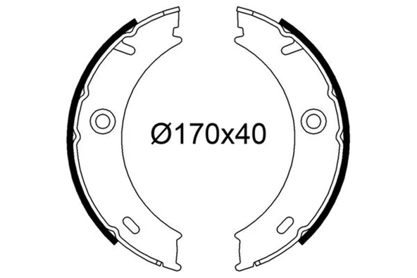 FREN BALATASI ARKA PARK FRENI MERCEDES SPRINTER B901 B904 . VW LT 28-35-46