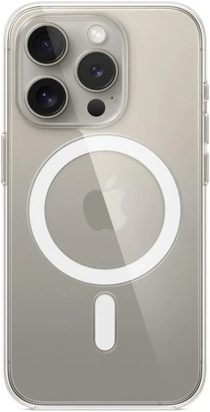 iPhone 15 Pro için MagSafe özellikli Şeffaf Kılıf