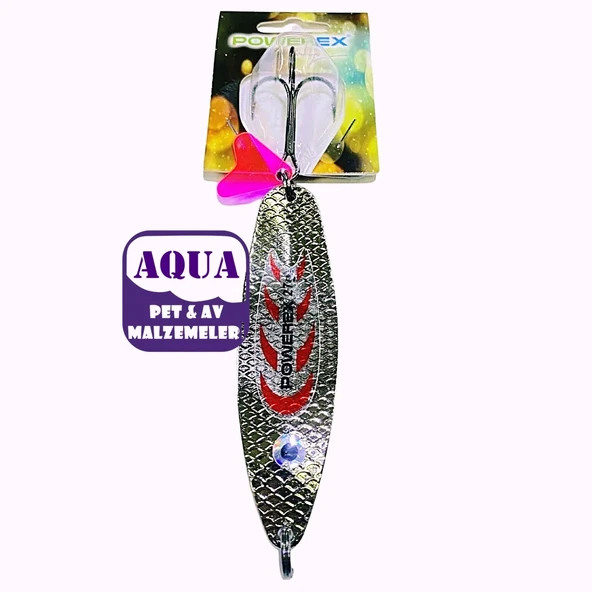 Turna Kaşığı 27 Gram 9 cm. - Powerex Fighter Syclops 27 gr. 9 cm. 7470 Metal Kaşık Sahte Yem