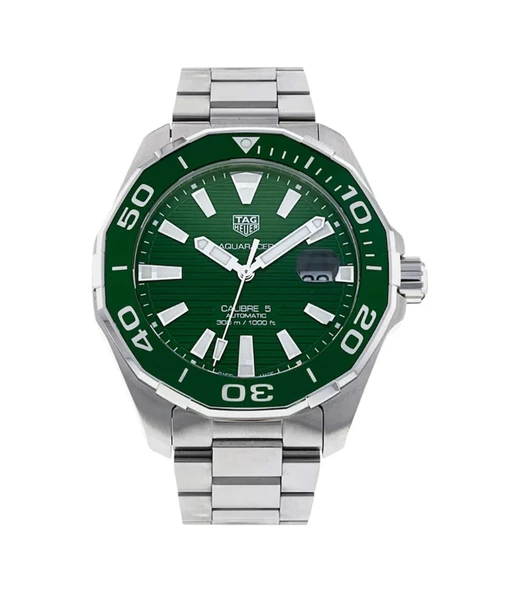 Tag Heuer Aquaracer Green Dial Way201s.ba0927 Erkek Kol Saati - 2