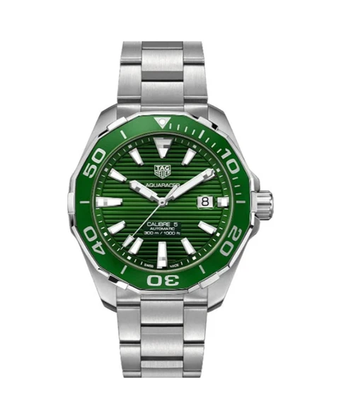 Tag Heuer Aquaracer Green Dial Way201s.ba0927 Erkek Kol Saati - 1