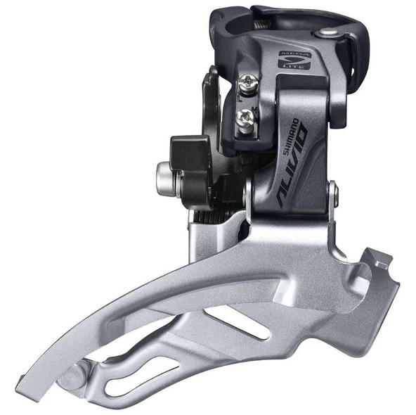 Shimano Ön Aktarıcı Üçlü Gri FD-M4000 34.9mm Shımano Alivio Orta Aktarıcı Mekanizma 3x9 Vites - 2