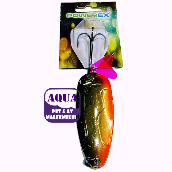 Turna Kaşığı 25 Gram 6.8 cm - Powerex Pike Fighter 25 gr. 6,8 cm. 7457 Metal Kaşık Sahte Yem