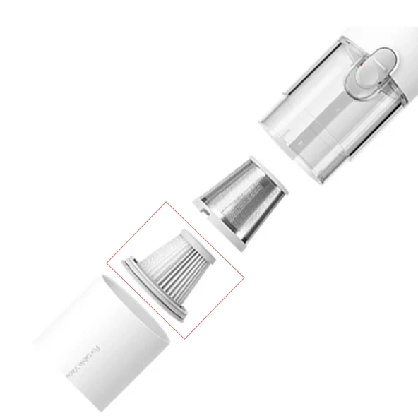 XIAOMI	Lampara Mini Şarjlı El Süpürgesi  ile Uyumlu Filtre - Resim 3