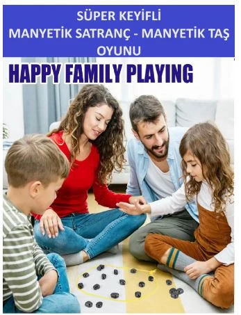 Süper Keyifli Manyetik Satranç-20 Taşlı Manyetik(Güçlü) Taş Oyunu - 4