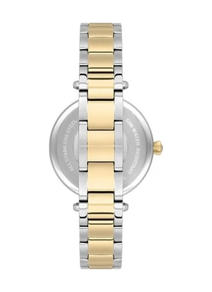 Nacar Nc34-39b662-csms Quartz Çelik Altın/gri 33 Mm Kadın Kol Saati - 2