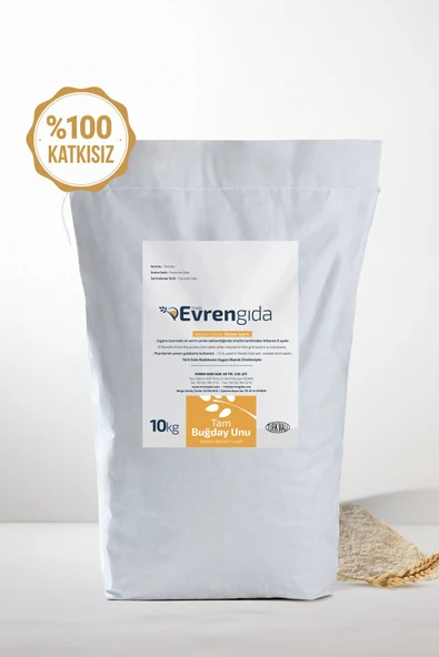 Doğal Tam Buğday Unu 10 KG