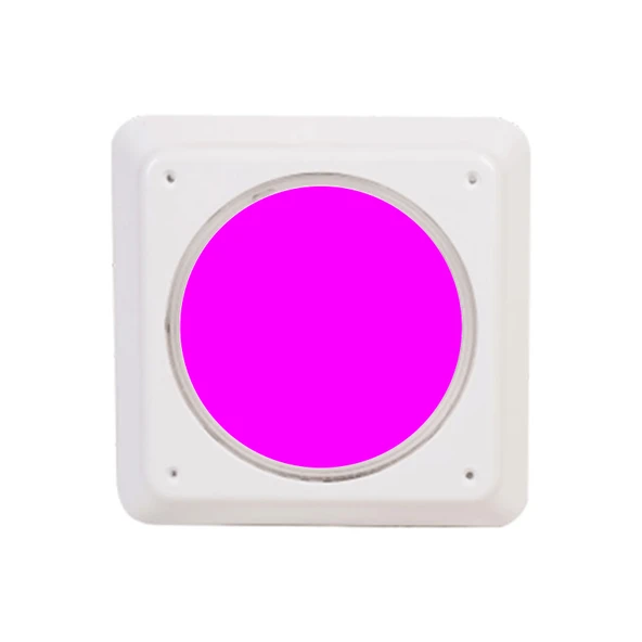 Slim Flat kare Sıva üstü Led Havuz Aydınlatma Ampülü lamba Mor 230mm x H33mm 30W