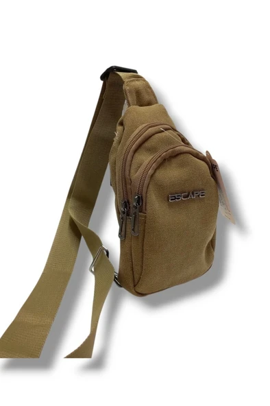 Escape 3520-25 Kanvas Kumaş Orta Boy Askılı Çapraz Çanta - 8
