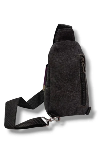 Escape 3510-25 Kanvas Kumaş Küçük Boy Askılı Çapraz Çanta - 6