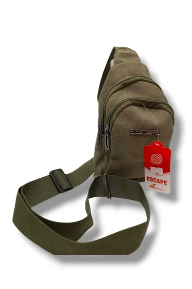 Escape 3530-25 Kanvas Kumaş Büyük Boy Askılı Çapraz Çanta