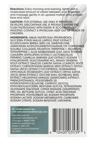 Advanced Clinicals Collagen Yüz Kremi 59ML - 4