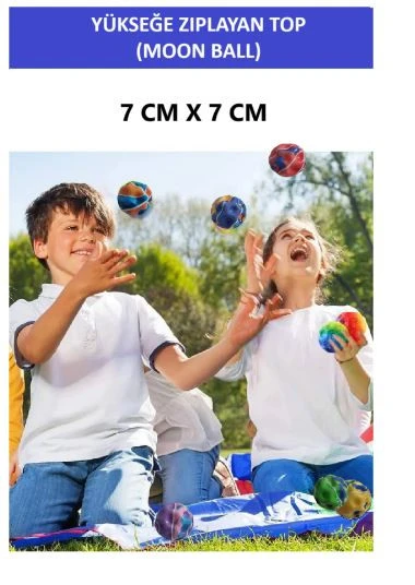 MOON BALL (YÜKSEĞE ZIPLAYAN TOP) SÜPER EĞLENCELİ UZAY TOPU-KAMUFLAJ DESENLİ- SPACE BALL BOUNCY BALL - 2