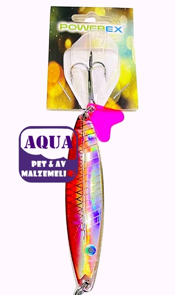 Turna Çinekop Kaşığı 25 gram 8,7 cm.- Powerex Striker X Lüfer Palamut Turna Çinekop 25 gr. 8,7 cm. 7502 Metal Kaşık Sahte Yem