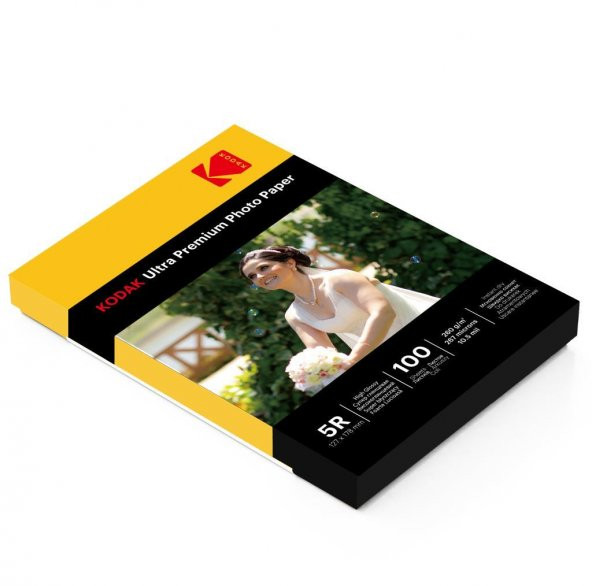 Kodak 13x18 inkjet Fotoğraf Kağıdı - 5R - Parlak 260Gr.