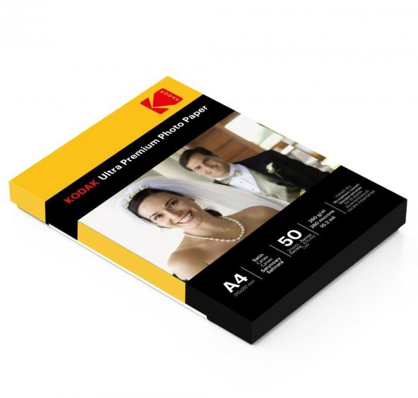 Kodak 20X30 inkjet Fotoğraf Kağıdı - A4 - Satin (Mat) 260Gr.