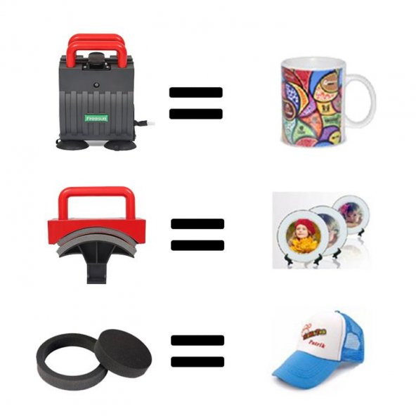 Yeni Nesil 5in1 Combo Isı Transfer Baskı Makinesi - 4
