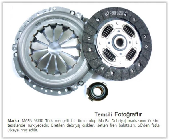 Debriyaj Seti Passat-A4-A6 1.9Tdı 96-01 Afn-1Z-Ahh-Ahu-Afn-Avg-Apu