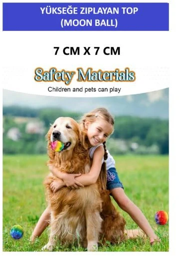 2 ADET MOON BALL (YÜKSEĞE ZIPLAYAN TOP) SÜPER EĞLENCELİ UZAY TOPU - SPACE BALL BOUNCY BALL - 4