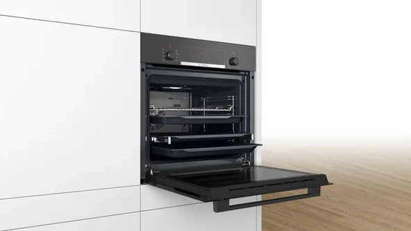 Bosch HIF534EB3T Siyah Ankastre Fırın - 4