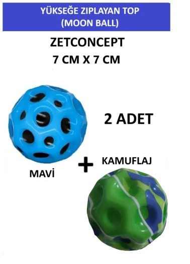 2 ADET MOON BALL (YÜKSEĞE ZIPLAYAN TOP) SÜPER EĞLENCELİ UZAY TOPU - SPACE BALL BOUNCY BALL