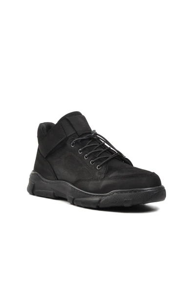 Bulldozer Siyah Nubuk Hakiki Deri Erkek Bot 220010-1 M - 3