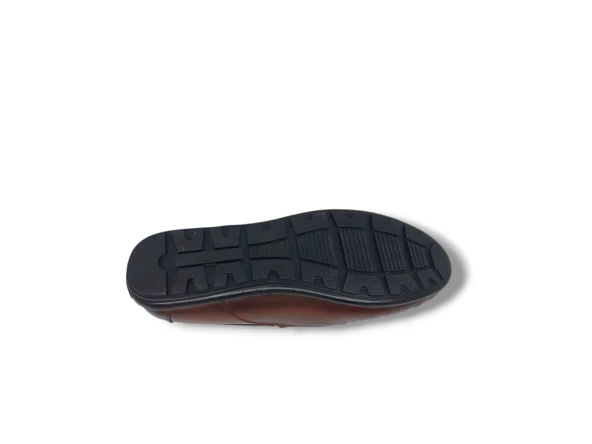 Modesa 252 Erkek Taba Hakiki Deri Loafer Ayakkabı - 5