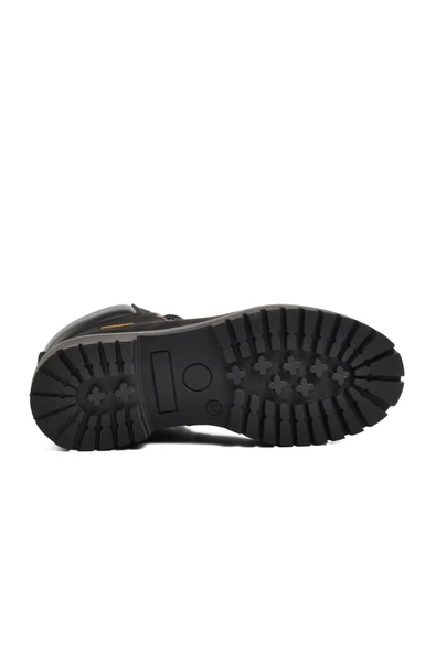 Bulldozer Siyah Nubuk Hakiki Deri Unisex Bot 220655 G - 5