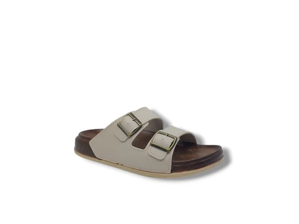 Witta 55201 Unisex Bej Tokalı Günlük Kullanım Terlik - 2