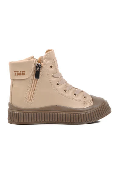 Walkway Bej-Vizon İçi Polarlı Unisex Çocuk Bot Orion P