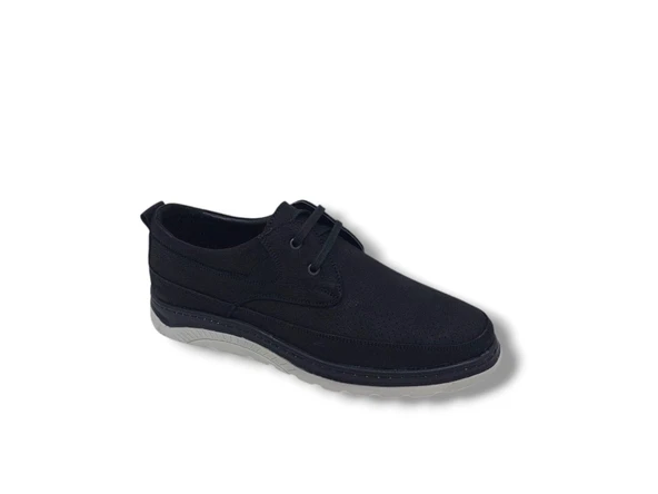 Modesa 252 Erkek Bağcıklı Siyah Nubuk Deri Ayakkabı - Resim 4