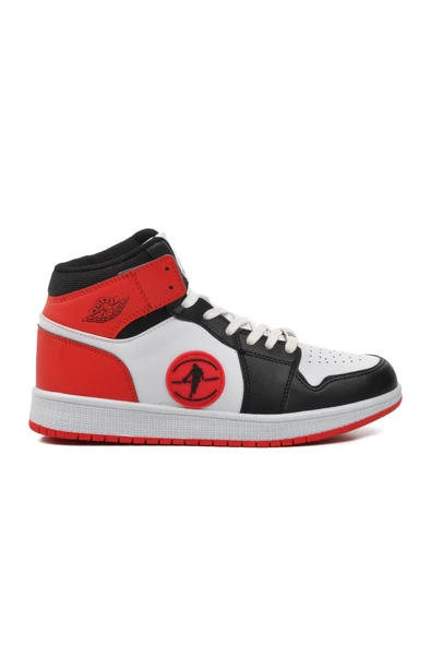 Walkway Siyah-Beyaz-Kırmızı  Unisex Hi Sneaker Sloga Hı G