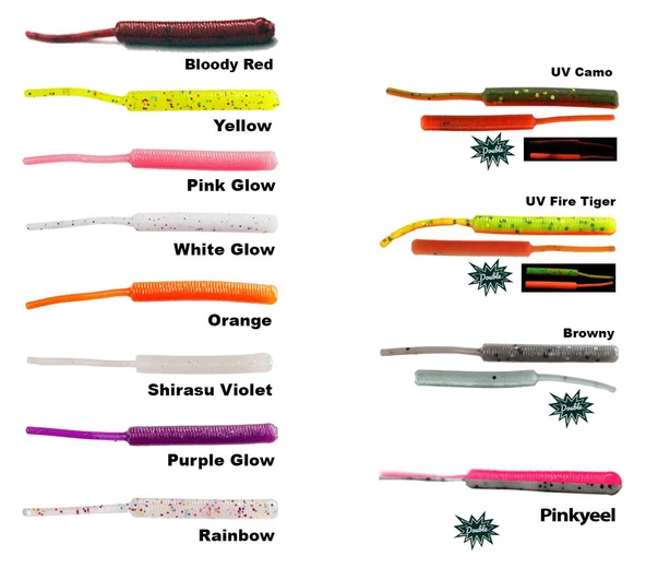 Fujin Baby Worm Kokulu Lrf Silikon Yemi - 2