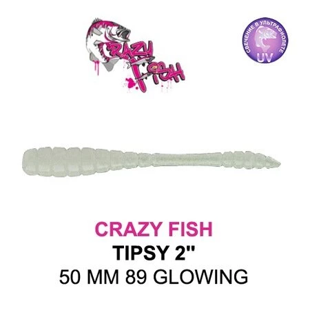 CRAZY FISH TIPSY / 50 MM SAHTE SİLİKON - 10