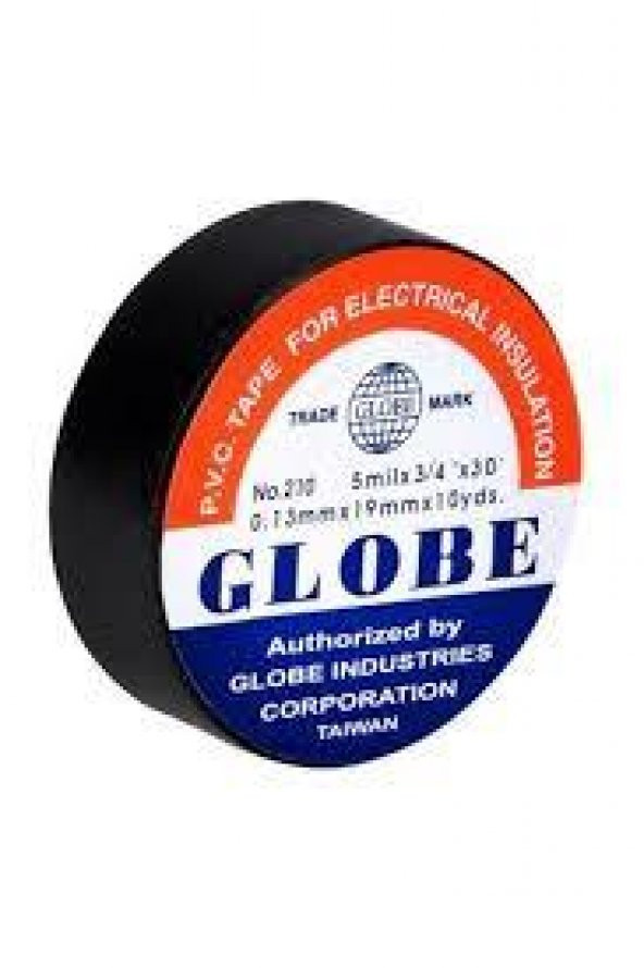 Globe İzole Elektrik Bandı Siyah Adet