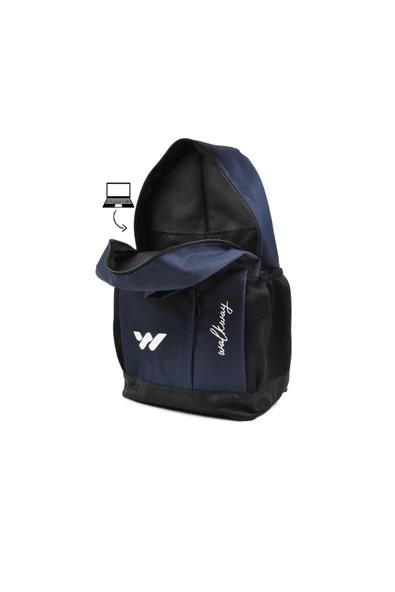 Walkway Lacivert Tekstil Unisex Sırt Çantası Armor Sırt Çantası - 3
