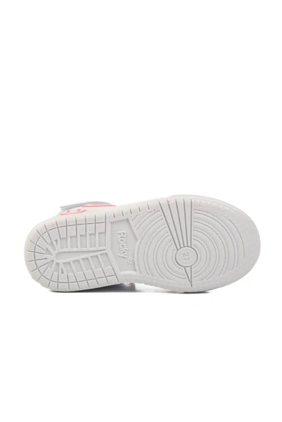 Walkway Beyaz-Pudra  Çocuk Spor Ayakkabı 17 P - Resim 5